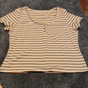 American Eagle cropped T-shirt- XL